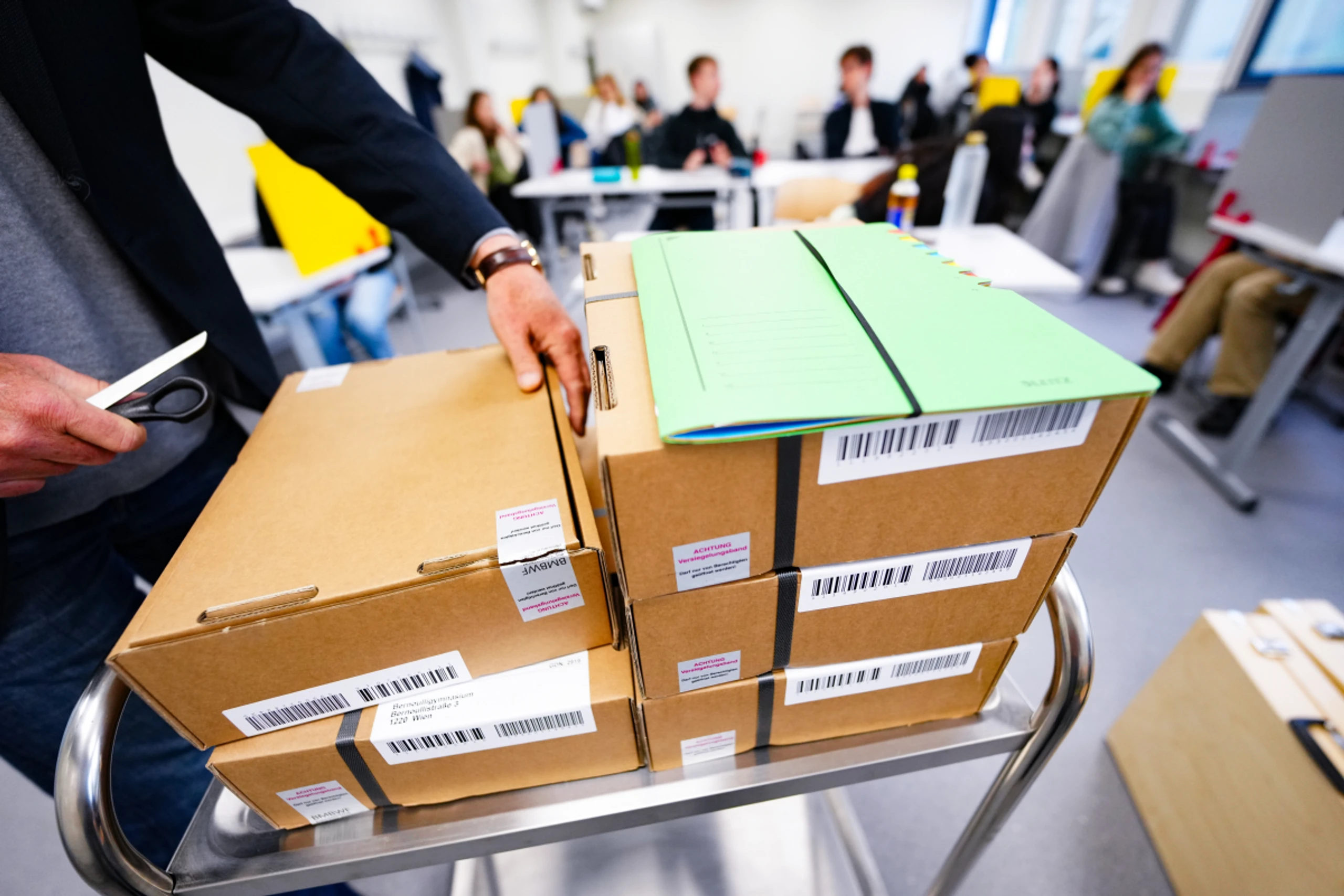 Die Matura-Pakete werden im Mai geöffnet