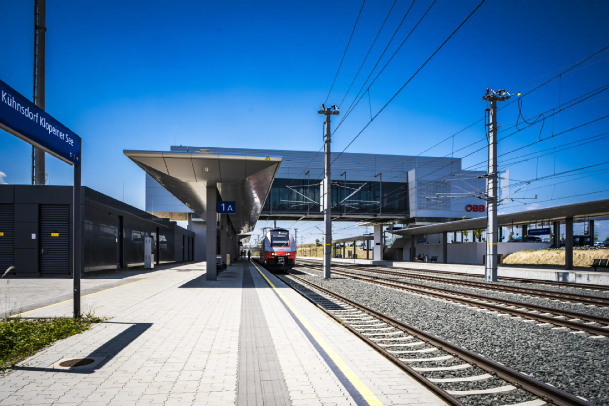 Eindruck von der neuen Koralmbahnstrecke in Kärnten